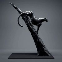 Cheetah statue