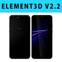 E3D - Huawei Honor View 10 Midnight Black
