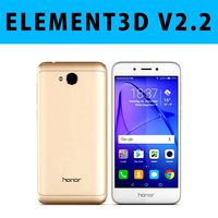 E3D - Huawei Honor 6A Gold model 3D