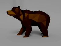Low-poly Bear