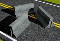 Concrete Road Block Sample