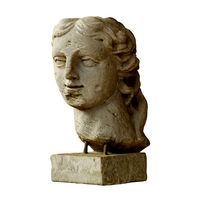 Woman Head 3D Scanned Bust Model