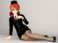 Chiyo anime girl pose 2