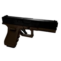 Detailed Pistol Glock 17 Generation 4  Low Poly PBR Game Ready