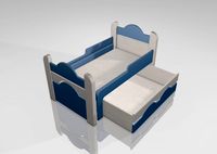 Download free Shildren Bed 3D Model