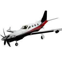 TBM 900 Socata high detailed airplane model