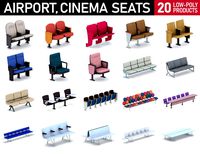 Cinema and Airport Chairs