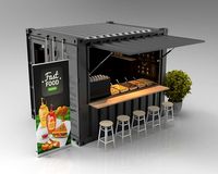 10ft Container Kiosk