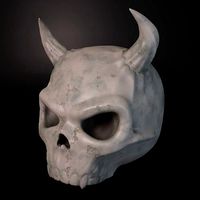 Stylized Deamon Skull