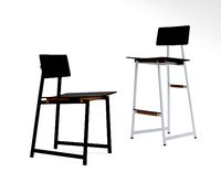 TokenNYC Tea chair and barstool and UP Tea barstool