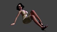 Chica Anime decada 60