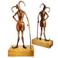 Fausova - Bronze statue of Fool