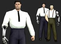 Cyber noir character