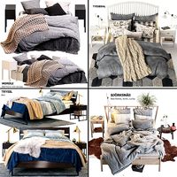 Bed collection- 4 items - ikea NORDLI BJORKSNAS TRYSIL TYSSEDAL