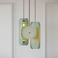 Douglas and Bec - Arc Pendant Bronze and Opal White 3D Model