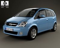 Opel Meriva A 2003 3D Model