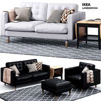 Sofa and chair ikea LANDSKRONA SERIES