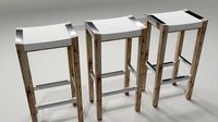 barstool wood plastic
