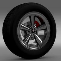 Ford Mustang GT CS 2007 wheel 3D Model