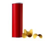 Tin Box Container Tube for Potato Crispy Chips