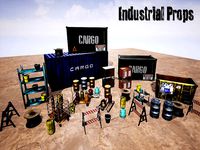 Industrial Props for Unreal
