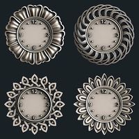3d STL models for CNC router clocks C19 C20 C21 C22