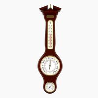 Weather meter including barometer thermometer and hygrometer