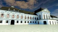 Presidential palace -before reconstruction- Bratislava Slovakia