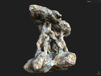 Low poly Cave Smooth Rock Modular cv2