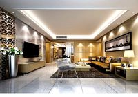 3d living room design