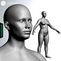Overweight Female Basemesh