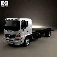 Hino 500 FD 1124 Chassis Truck 2016