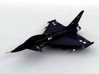 Eurofighter Typhoon Jet Aircraft -Dark