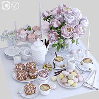 Tableware with candybar