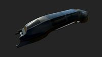 Futuristic limousine transportation vehicle