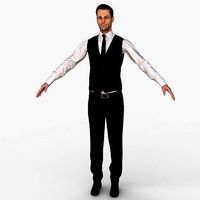 Male Character 3D Model