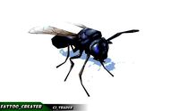Low-Poly Wasp Insect Rigged Animated 3d model