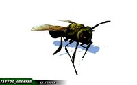 Low-Poly Honey Bee Rigged Animated 3d model