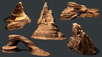 Red Rock Sandstone Pbr Collection