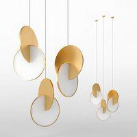 Eclipse Chandelier Polished Gold