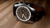 Watch with a fictional brand