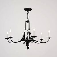ALLEGRA SMALL CHANDELIER AGED IRON
