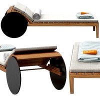 Suno lounger by Potocco