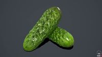 Cucumber scanned 3d model