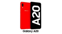Samsung Galaxy A20 Red