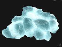 Low poly Realistic Ice Cave Block Modular i5