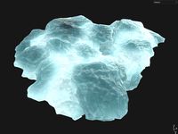 Low poly Realistic Ice Cave Block Modular i9