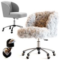 Ivory Sherpa Wingback Chair