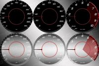 Sport car gauges - 5 sets
