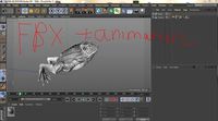 Toad 3d modul fbx  c4d  sell of